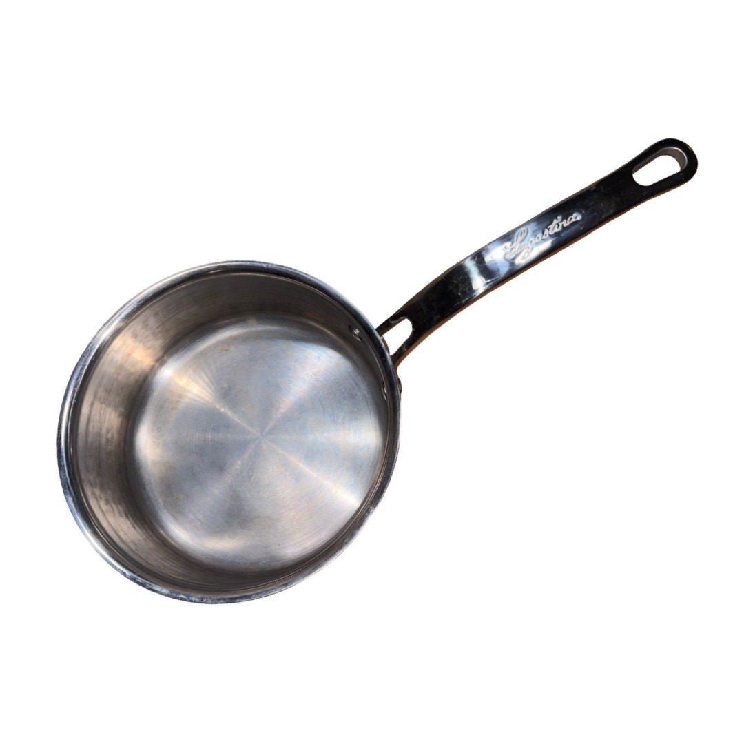 Lagostina Hammered Copper Clad Steel 2 Qt. / 1.9 L. Covered Pot