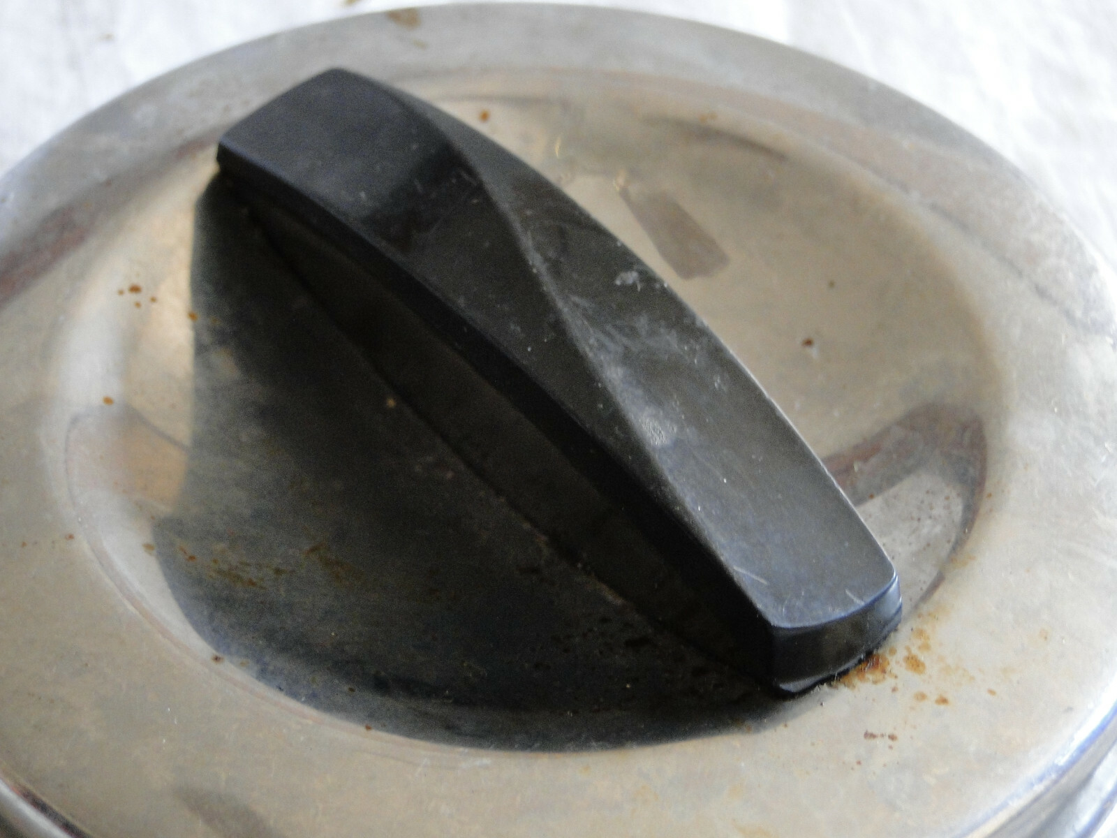 EKCO Flint Stainless Steel Replacement Lid – Black Knob – 5-5/8″ Cookware (S6)