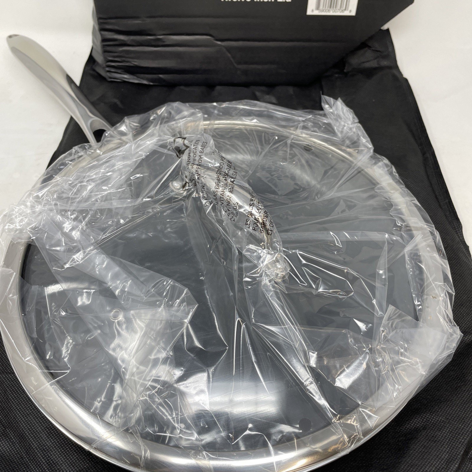 HexClad 12″ Hybrid Fry Frying Pan & Storage Bag TerraBond Nonstick Gordon Ramsay