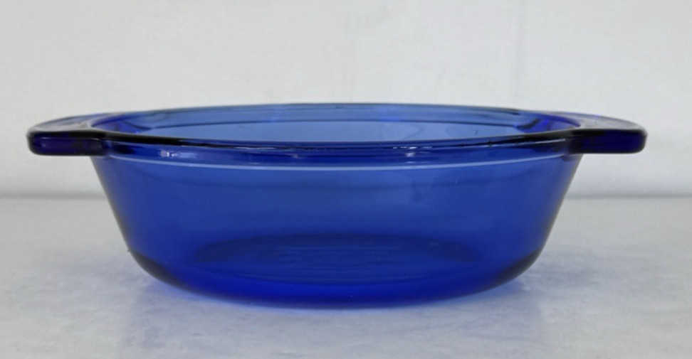 Anchor Hocking Ovenware Cobalt Blue 1.5 Qt Casserole Dish Baking Dish 8.25″ USA