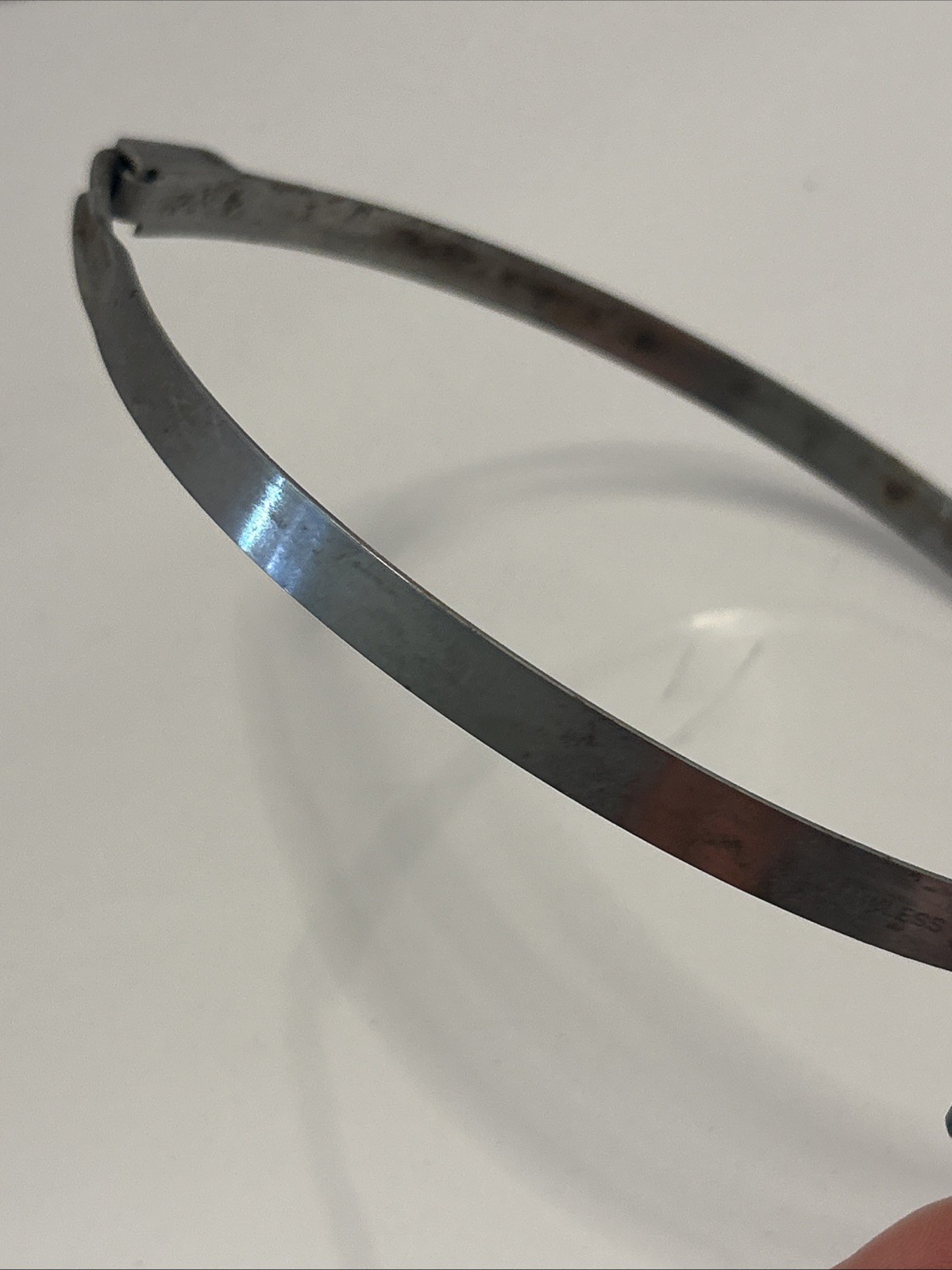 Vintage Pyrex Pot/Pan Flameware Replacement Part Glass Handle & Ring No 12