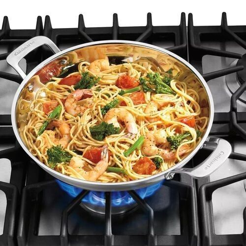 NEW Cuisinart 12″ Everyday Pan with Dome Lid Model 725-30D, Stainless Steel