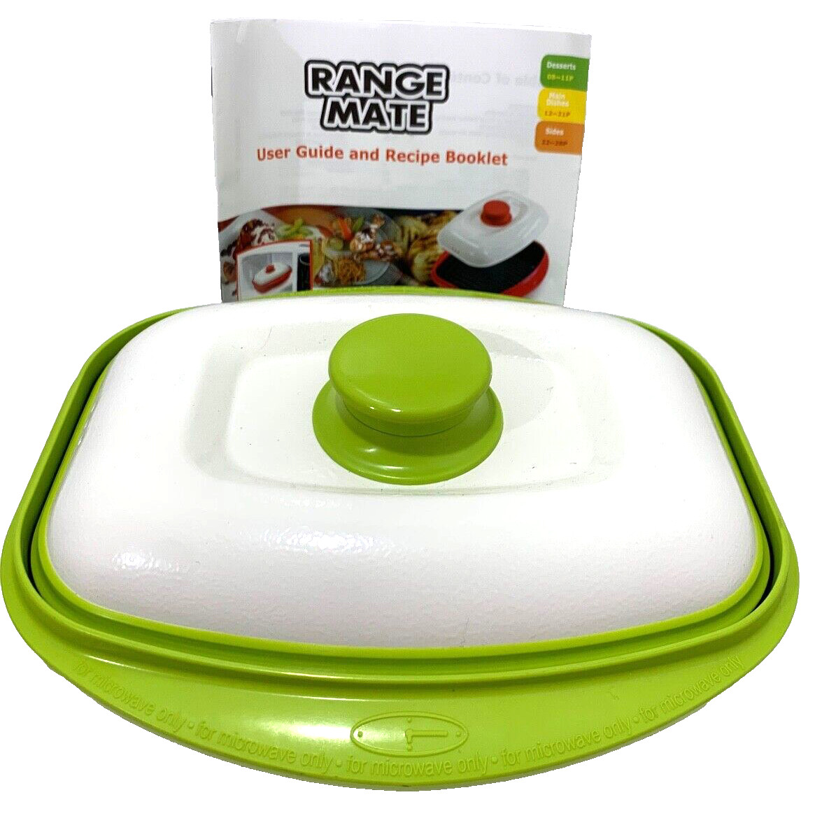 RANGEMATE SMALL green RECTANGULAR MICROWAVEABLE COOKER