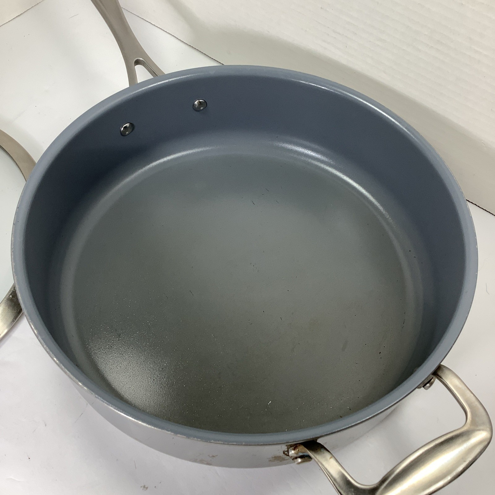 JA Henckels Non Stick 11.5 in Skillet Chicken Fryer Helper Handle Lid Saute