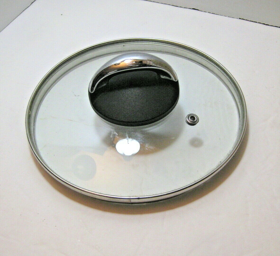 7″ Inner Glass & Stainless Steel Vented Replacement Pot Pan Lid