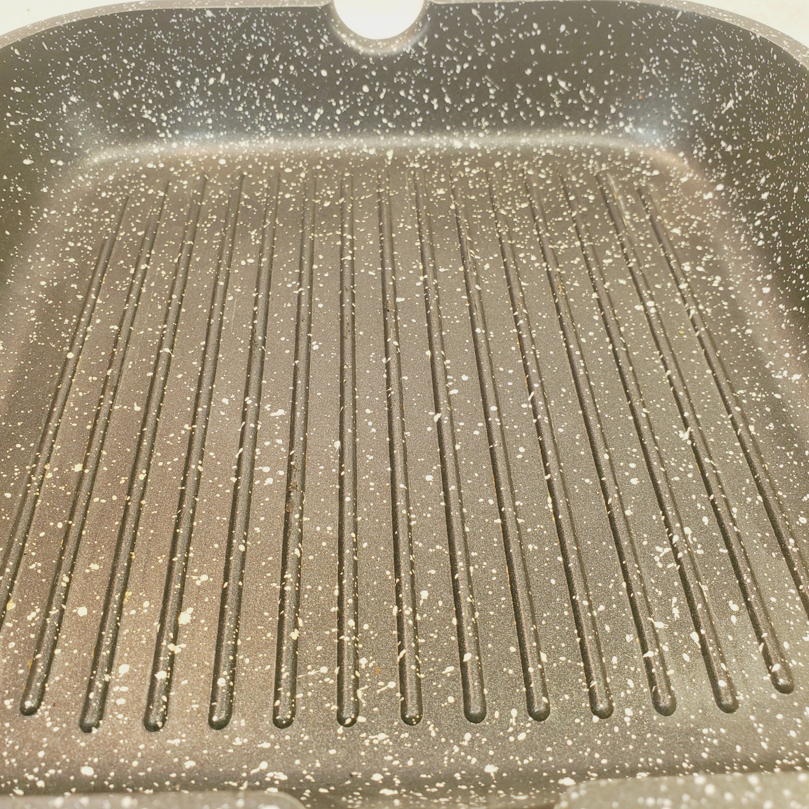 ESLITE LIFE Nonstick Grill Pan for Stove Tops Granite Coating 9.5″ Square