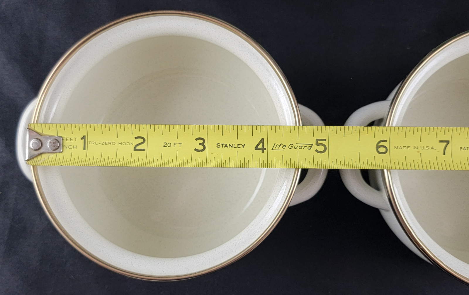 2 Pack Covered Soup Casserole Bowl Pot 0.5 Quart Mediterranean Gold Collection