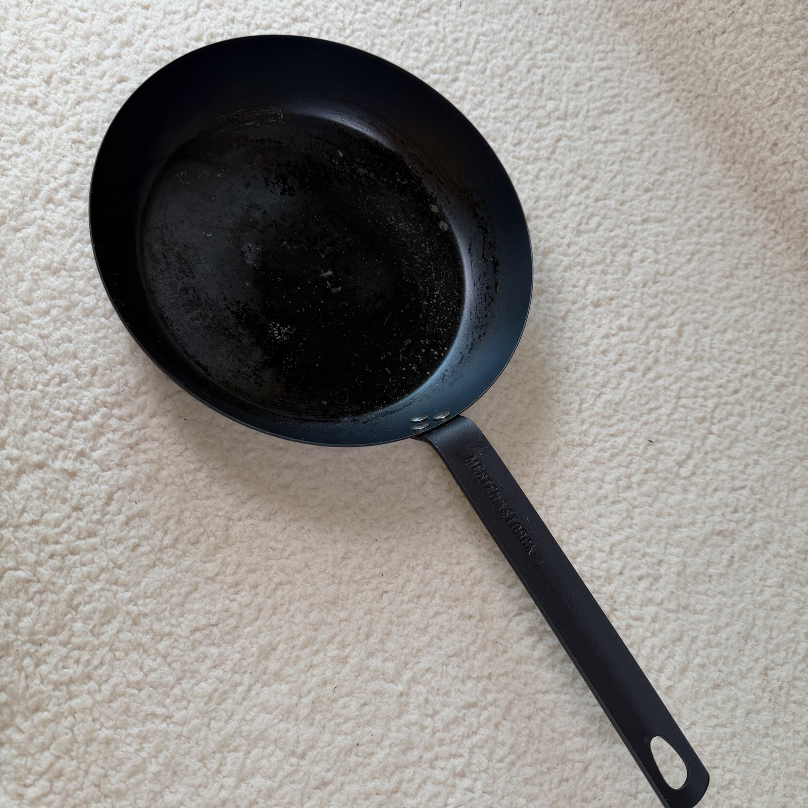 Merten & Storck Carbon Steel 10” Frying Pan Skillet Used Induction Stove Gas