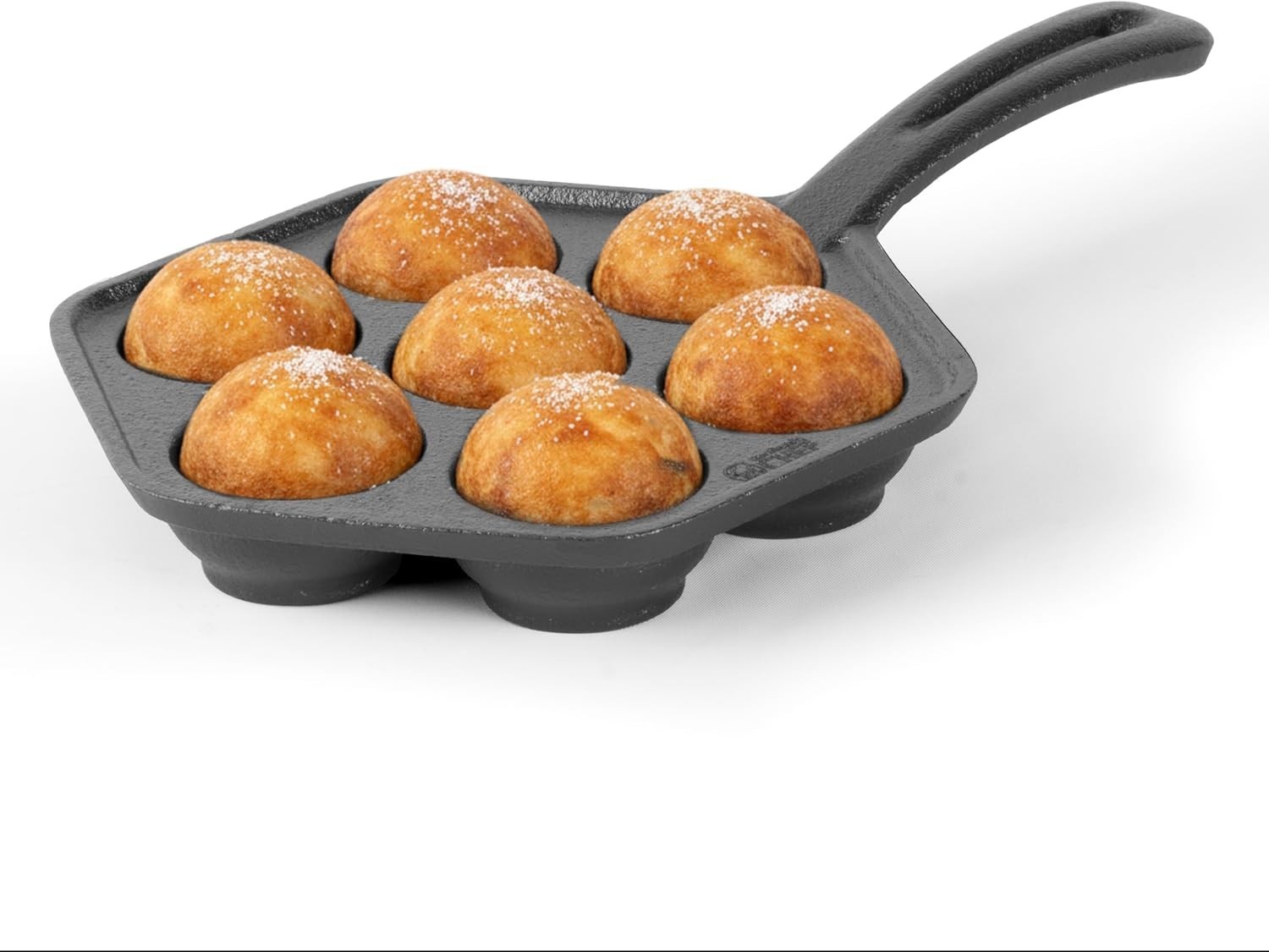 Cast Iron Danish Aebleskiver Pan, Preseasoned Cast Iron Cookware for Pancake …