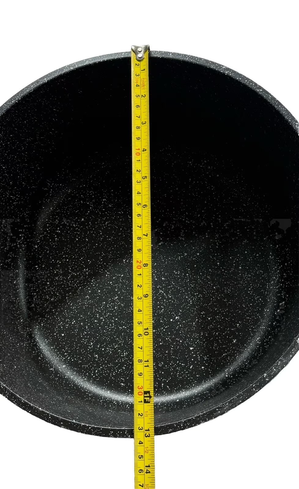 Deane & White D&W Casserole Stock Pot Nonstick With Lid 10.3-QT, 12.5” Cookware