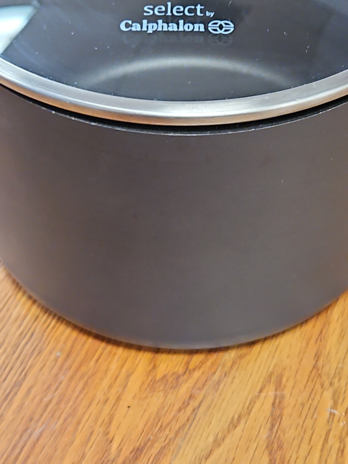 Select by Calphalon 3.5 Qt Nonstick Pot Pan & Glass Lid 87035 Excellent
