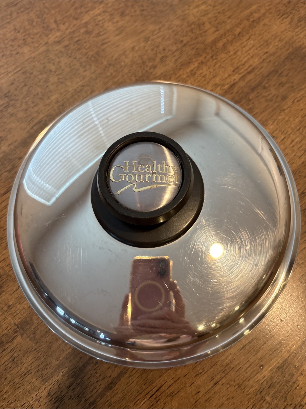 Healthy Gourmet Waterless Cookware Replacement Lid Stainless Steel 9″ Inner