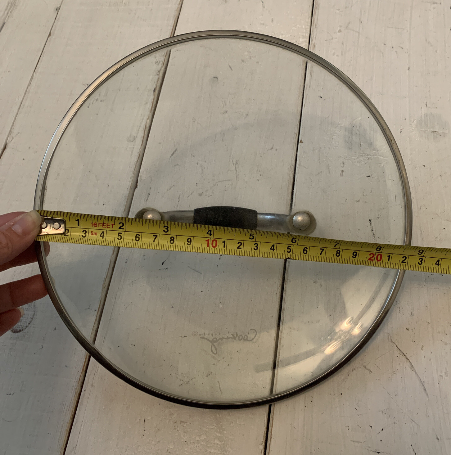 Replacement 9 1/8 OD 8 5/8 Calphalon Glass Lid Cooking with Calphalon Cool Touch