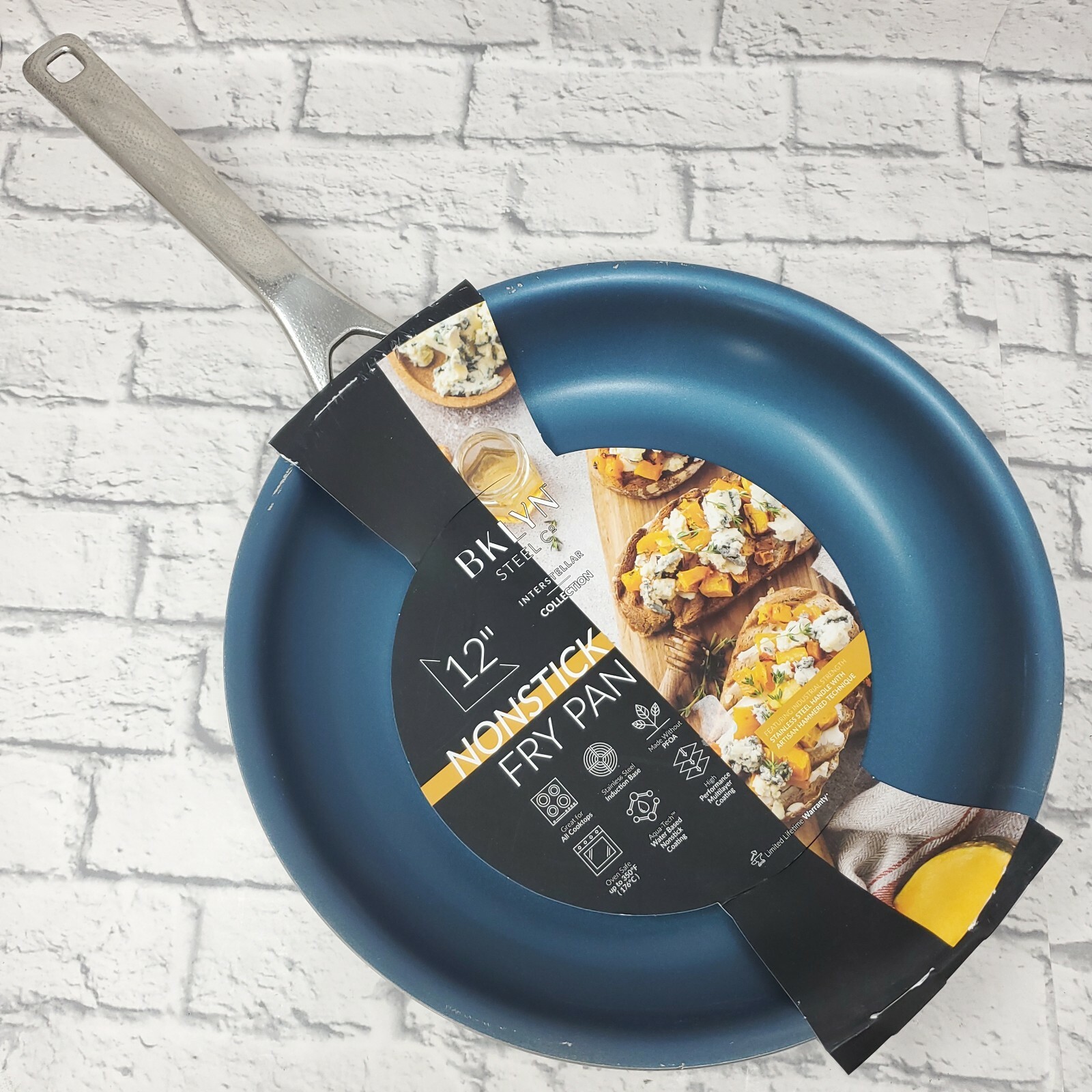 BKLYN Steel Co. Interstellar Flared Sparkle Cookware Aluminum Fry Pan 12″