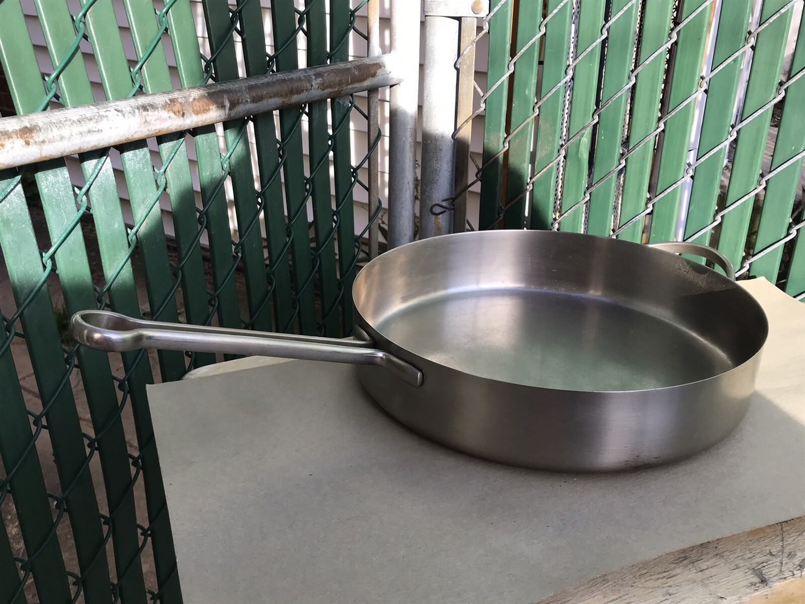 Revere PRO-LINE~10.4″ ~Saute Skillet FRYING PAN 6710 Stainless Steel COPPER Core
