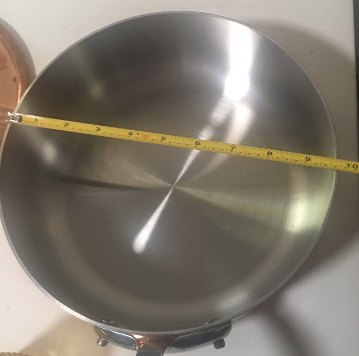 Mauviel 1830 M’150S Copper Saute Pan With Curved Lid