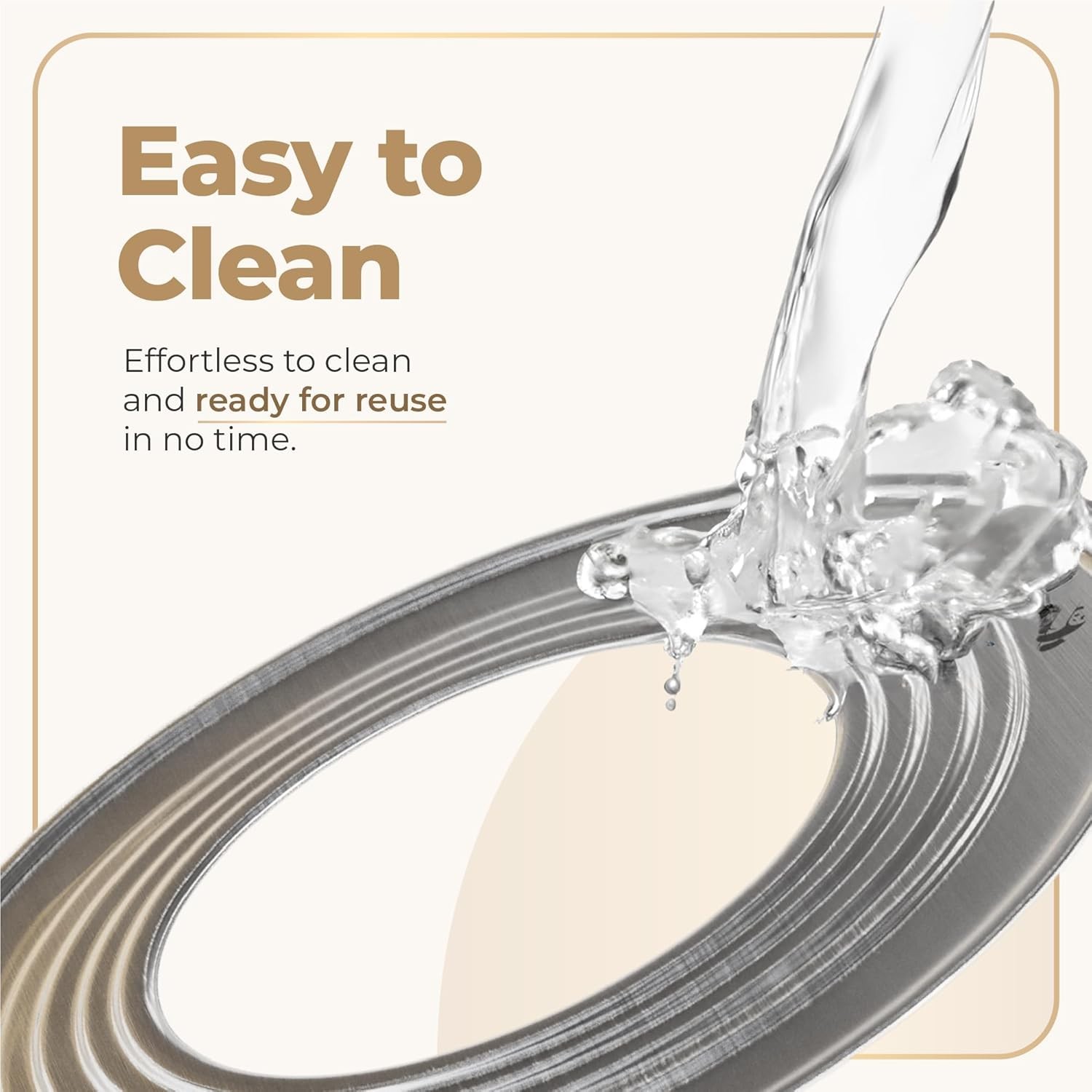 Stainless Steel Steamer Ring Fits 7 to 12-Inch Bamboo Steamer Basket Steaming