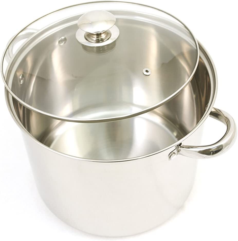 ExcelSteel Used Stockpot Encapsulated Base, 20 quarts, Silver