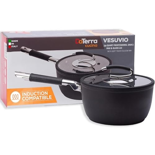 DaTerra Cucina 2.6 Qt Nonstick Ceramic Saucepan Lid