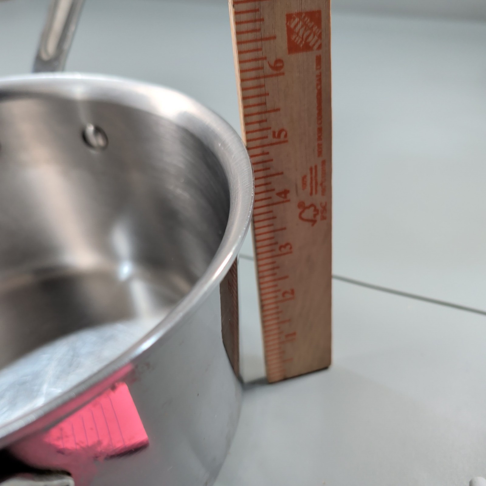 All-Clad D5 Stainless Steel 4 Qt Saucepan w/ Replacement Glass Lid USA