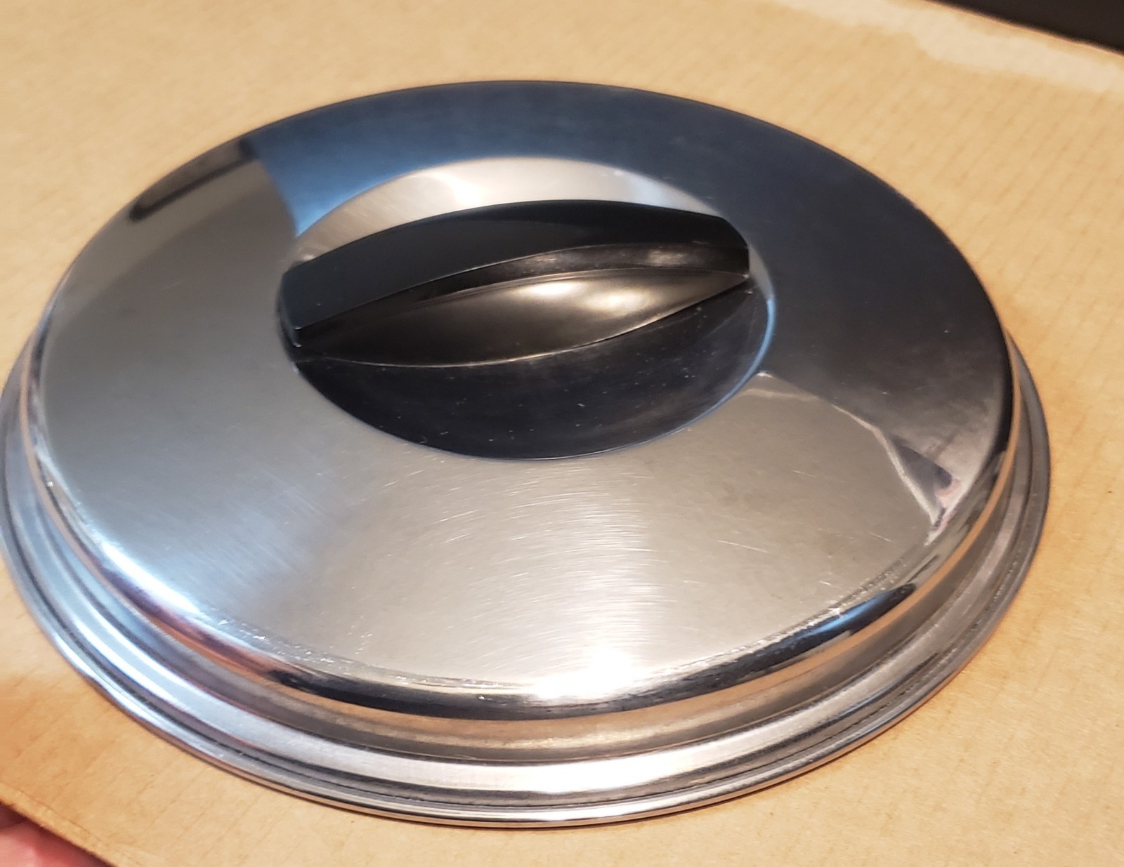 Vintage Ekco Flint Ware 7.5″ Stainless Steel Replacement Lid for Saucepan Pot