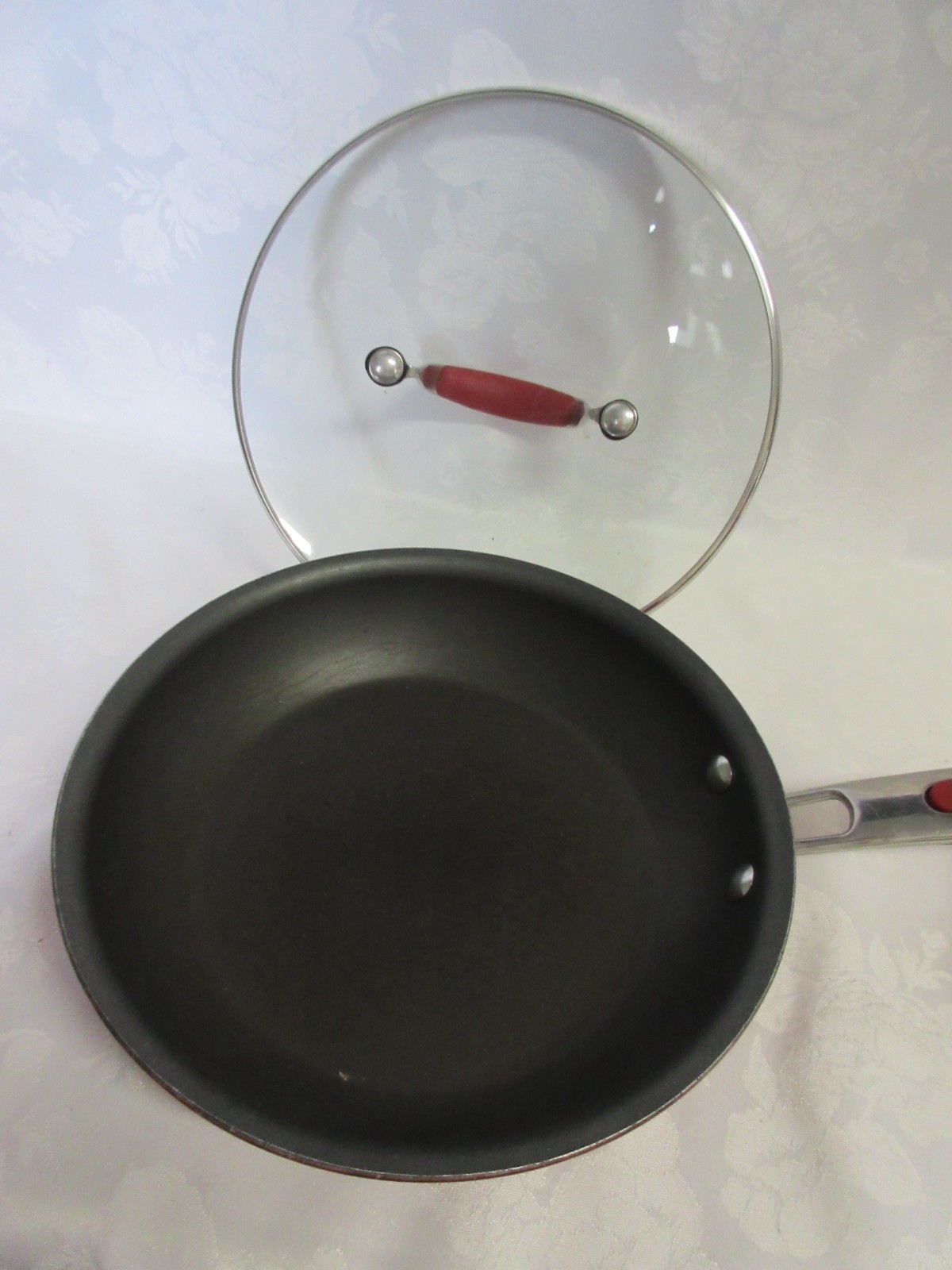 Kitchen Aid Five Ply Stainless Steel Clad 6 Qt / 5.7 L Pot W Lid Red
