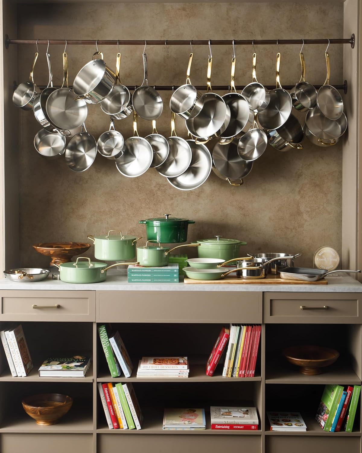 Castelle 10 Piece 18/8 Durable Stainless Steel Induction Safe Pots and Pans Non-