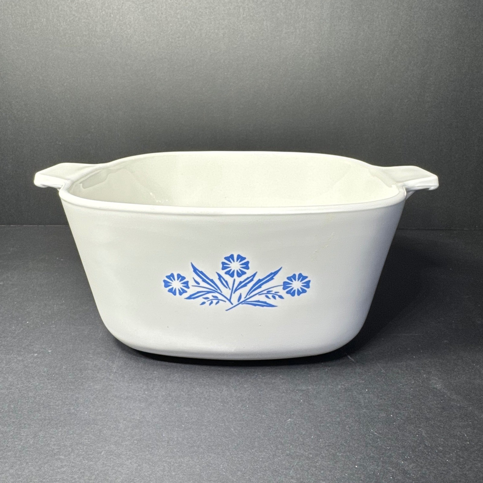 Corning Ware Cornflower Blue 1.75 Qt Casserole Dish P-1 3/4-B Vintage Pyroceram