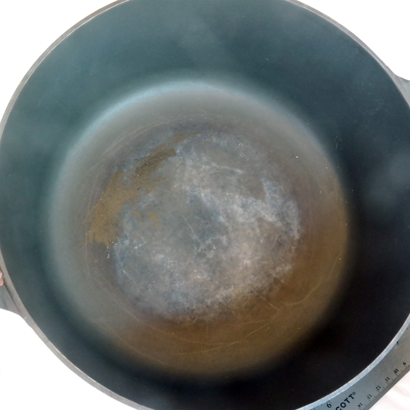 DESCOWARE FE 16 2-H 12″ diameter Large Cast Iron Dutch oven Stock pot RARE