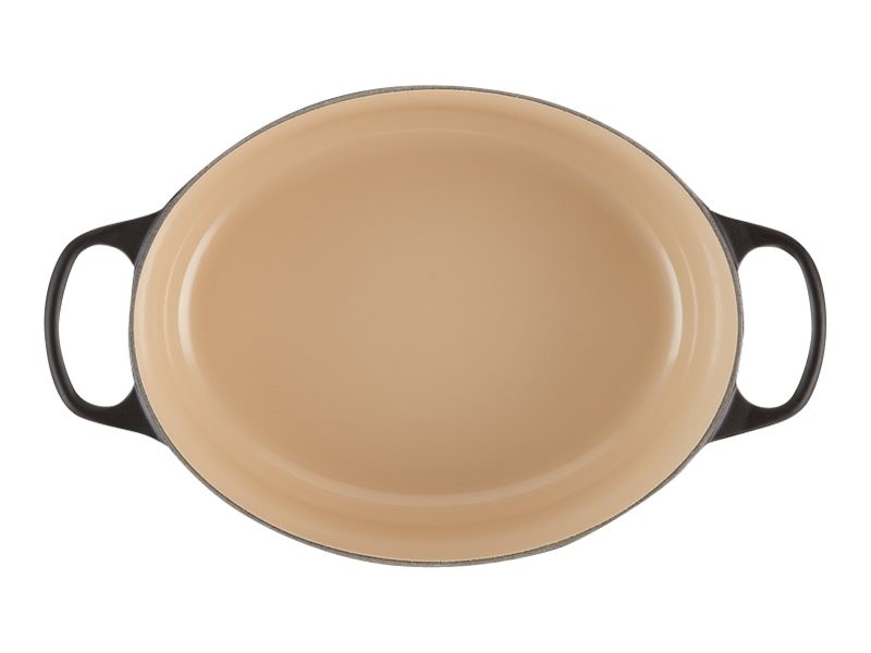 Le Creuset Signature Oval Casserole 29cm Black Pot / Frying Pan