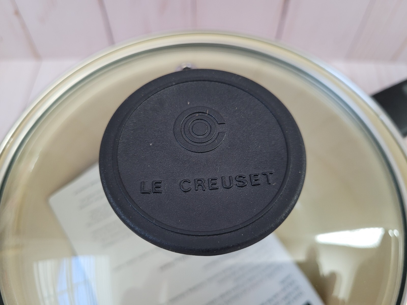 Brand New Le Creuset 1.5 qt Classic Round Saucepan Flame with Lid in Retail Box