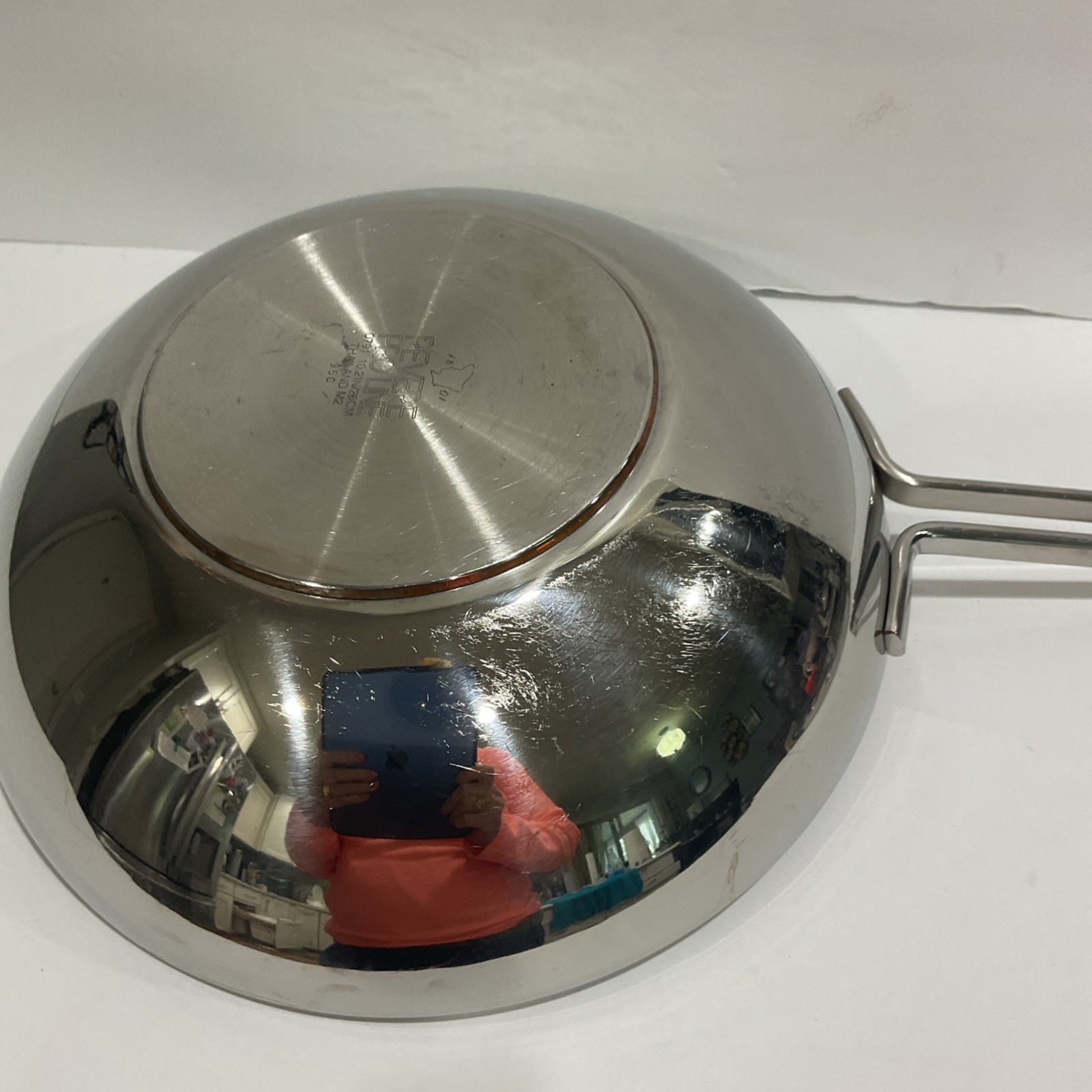 Revere Ware Proline 3 Qt Wok Copper Core Stainless 10.2″ Skillet Frying Pan Lid