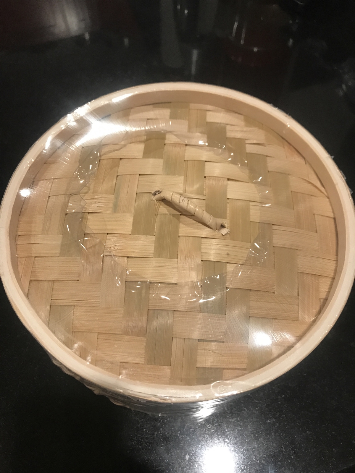 Bamboo Steamer Classic 8″ 2 tier steam basket Asian cooking Brand New