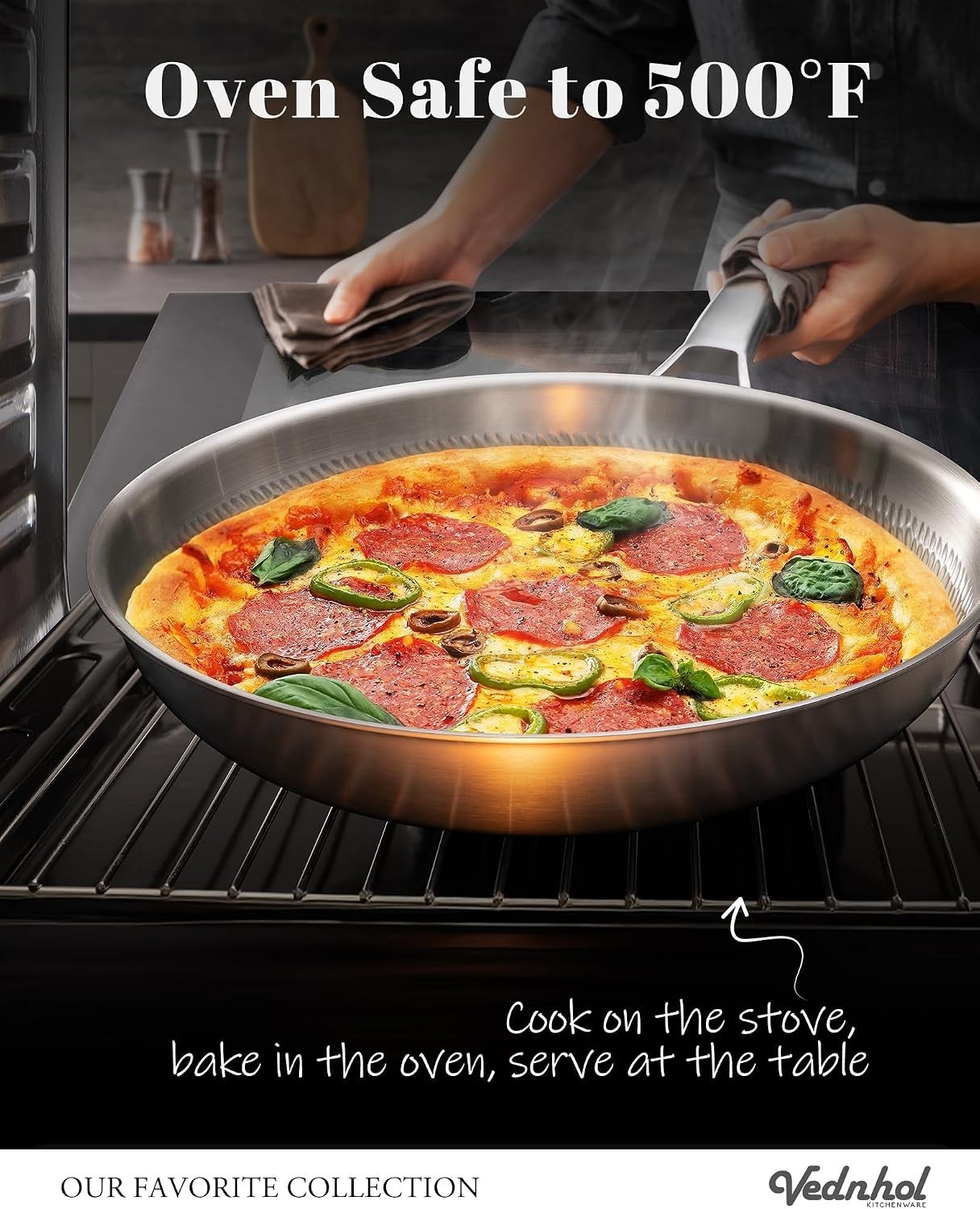 Hammered Pro Skillet | PFAS/PFOA/PTFE Free Cookware