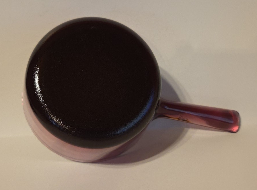 Corning Visions Cranberry Pour Spout 1L Teflon Sauce Pan + 7″ skillet.