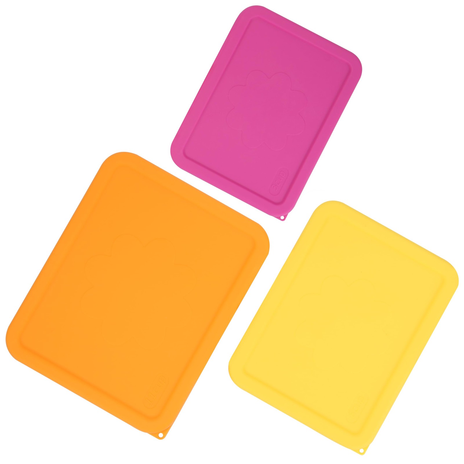 LUVCOSY 3 Cup 6 Cup 11 Cup Rectangle Silicone Storage Cover Lids Replacement …