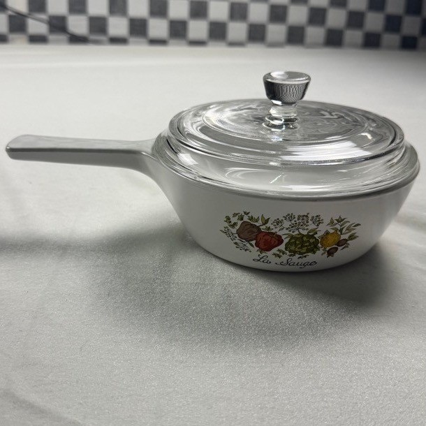 Corning Ware Spice O Life P-81-B 1 Pint Saucepan with Lid La Sauge Vintage USA