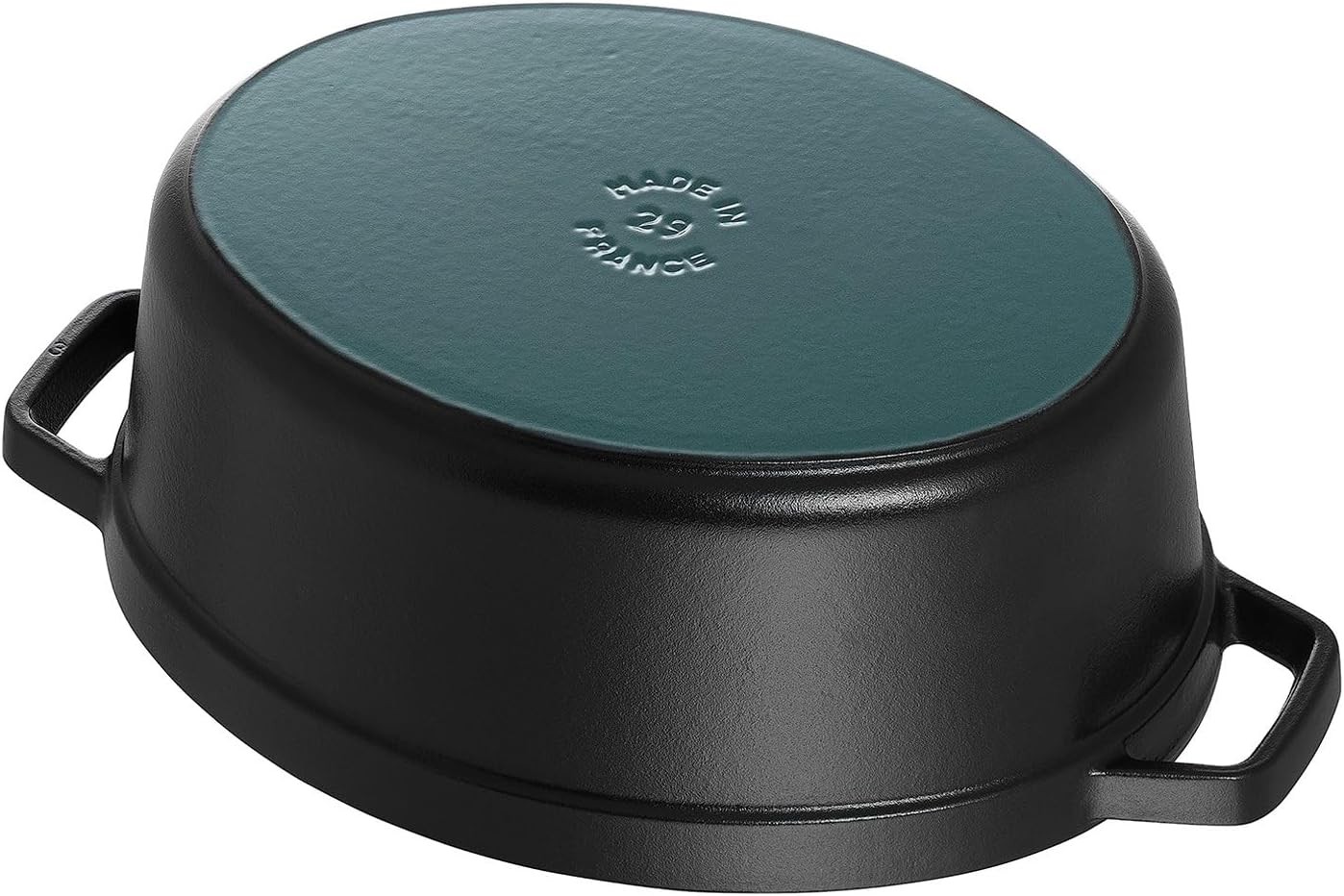 Staub Cast Iron 1-qt Oval Cocotte – Matte Black, Made in France