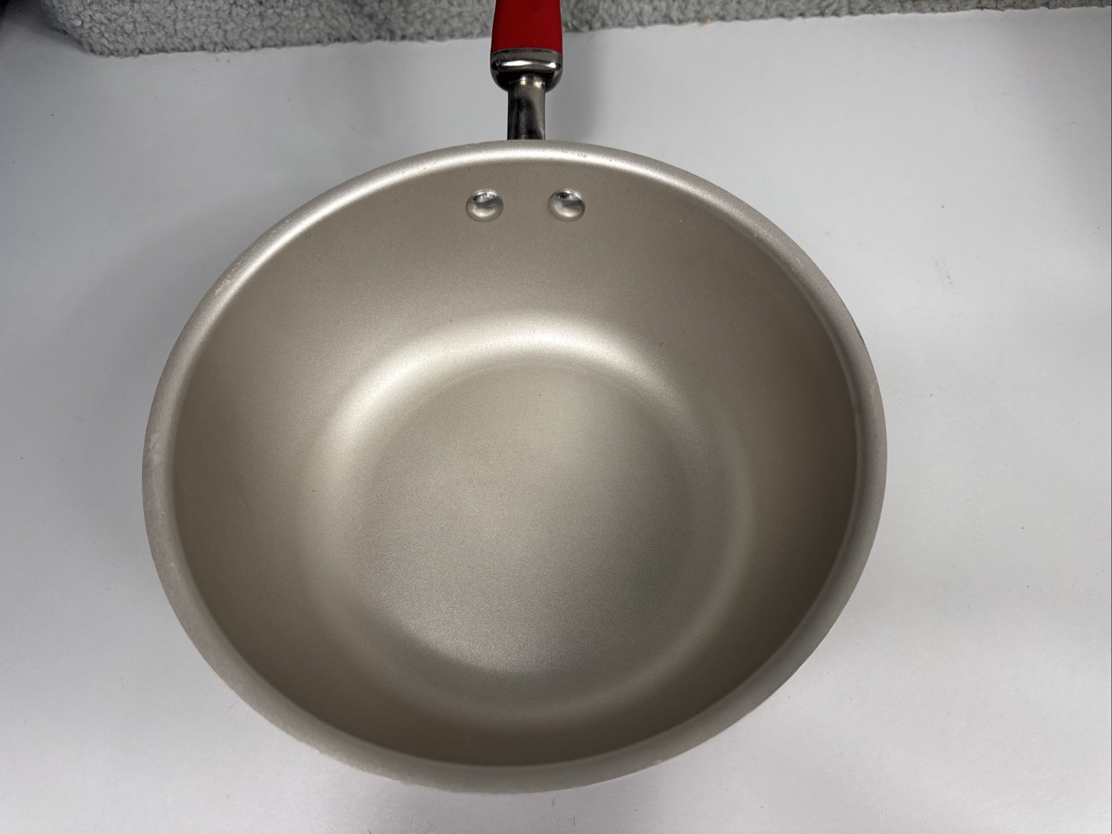 Rachael Ray Create Delicious 3qt Everyday Pan Red Shimmer 9” No Lid Excellent