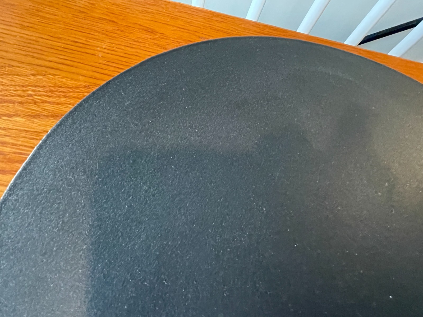 Le Creuset Crepe Pan Cast Iron 32 / 12.5″ Matte Black Flat Griddle Skillet NWOB