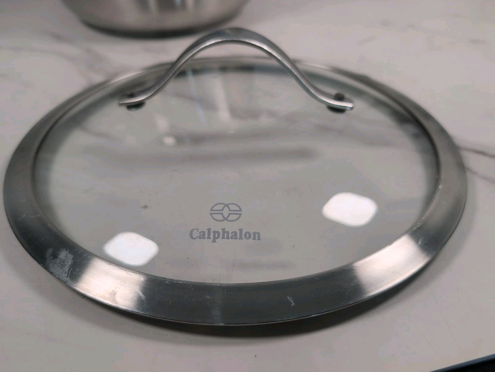 Calphalon 3 Piece 8 Quart 8608MP Stockpot & Steamer w/Glass Lid