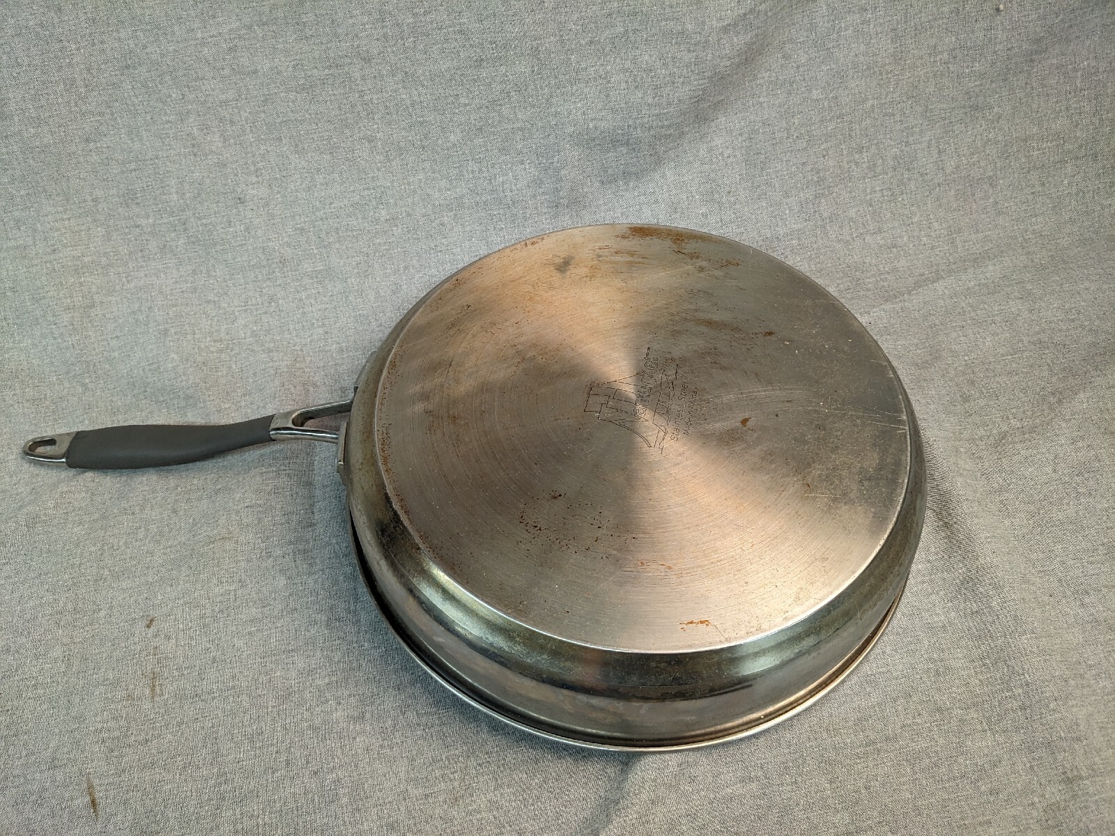 Nantucket 11.5 In Stainless Steel w/ Copper Core Bottom Skillet Stainless Steel