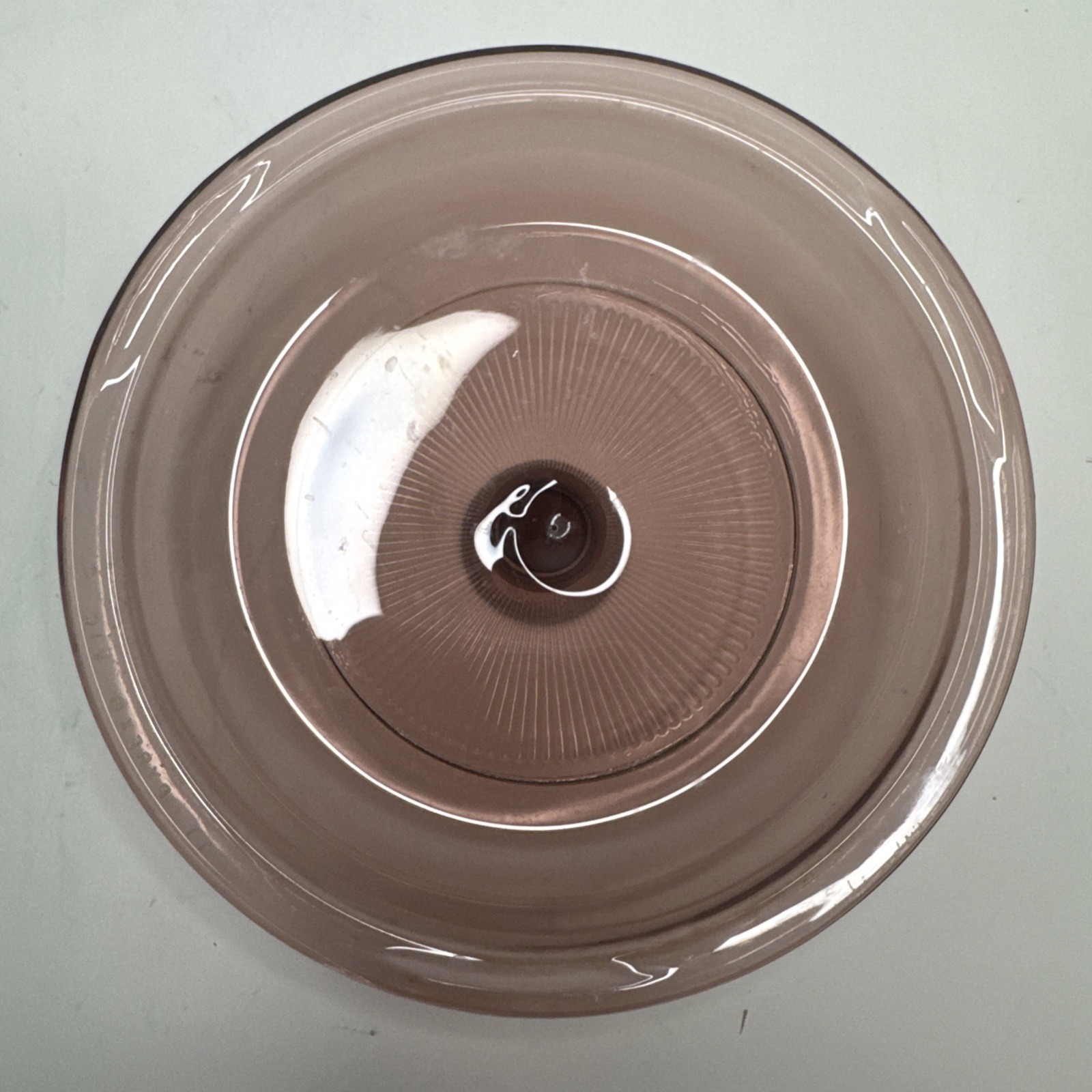 Vintage Pyrex Visions Cranberry Glass 11 V1C Lid Fits 1L / 1 QT Sauce Pan