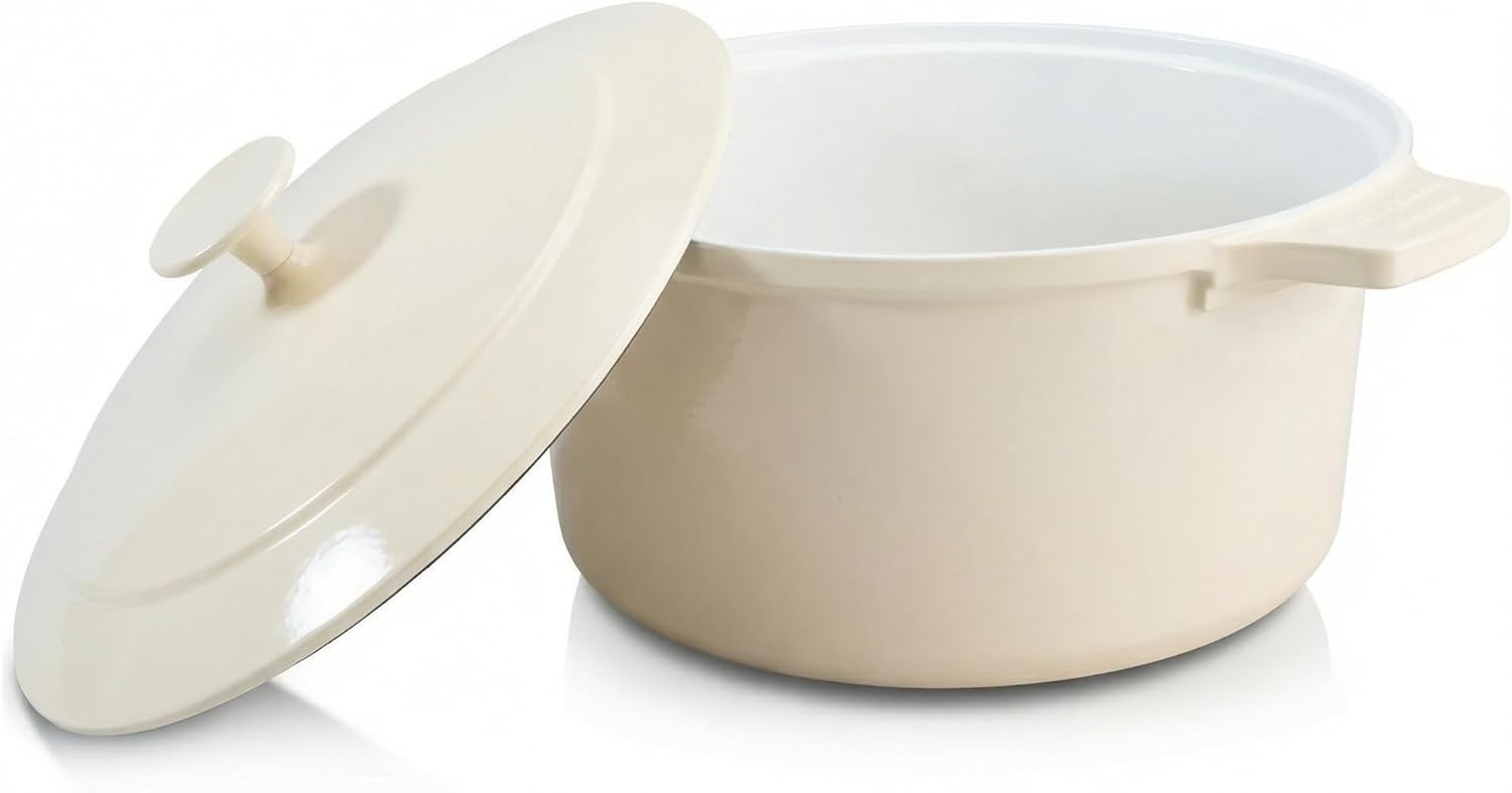 5 Qt Dutch Oven Pot W/ Lid Nonstick Ceramic Dutch Oven Stock Pot 10 in 1 Cooking