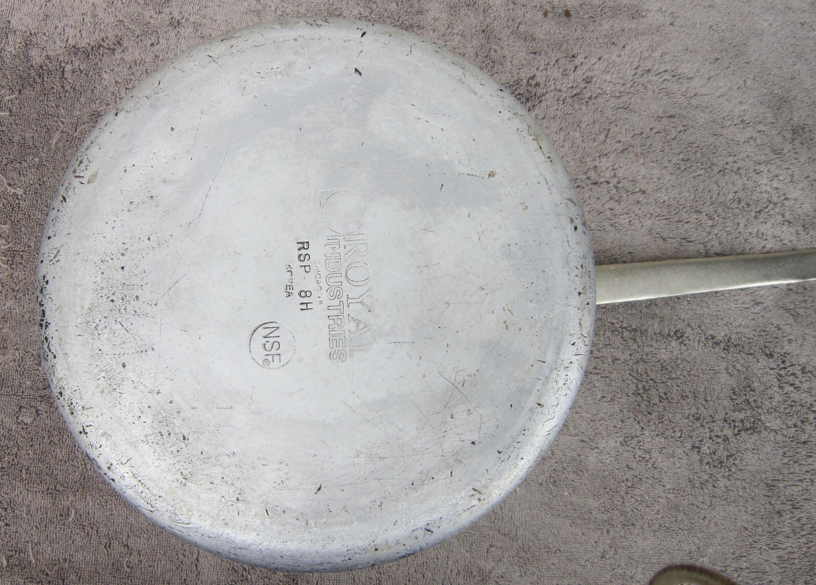 Royal Industries HEAVY-DUTY Aluminum 8-Qt SAUCEPAN Stock Pot RSP-8H