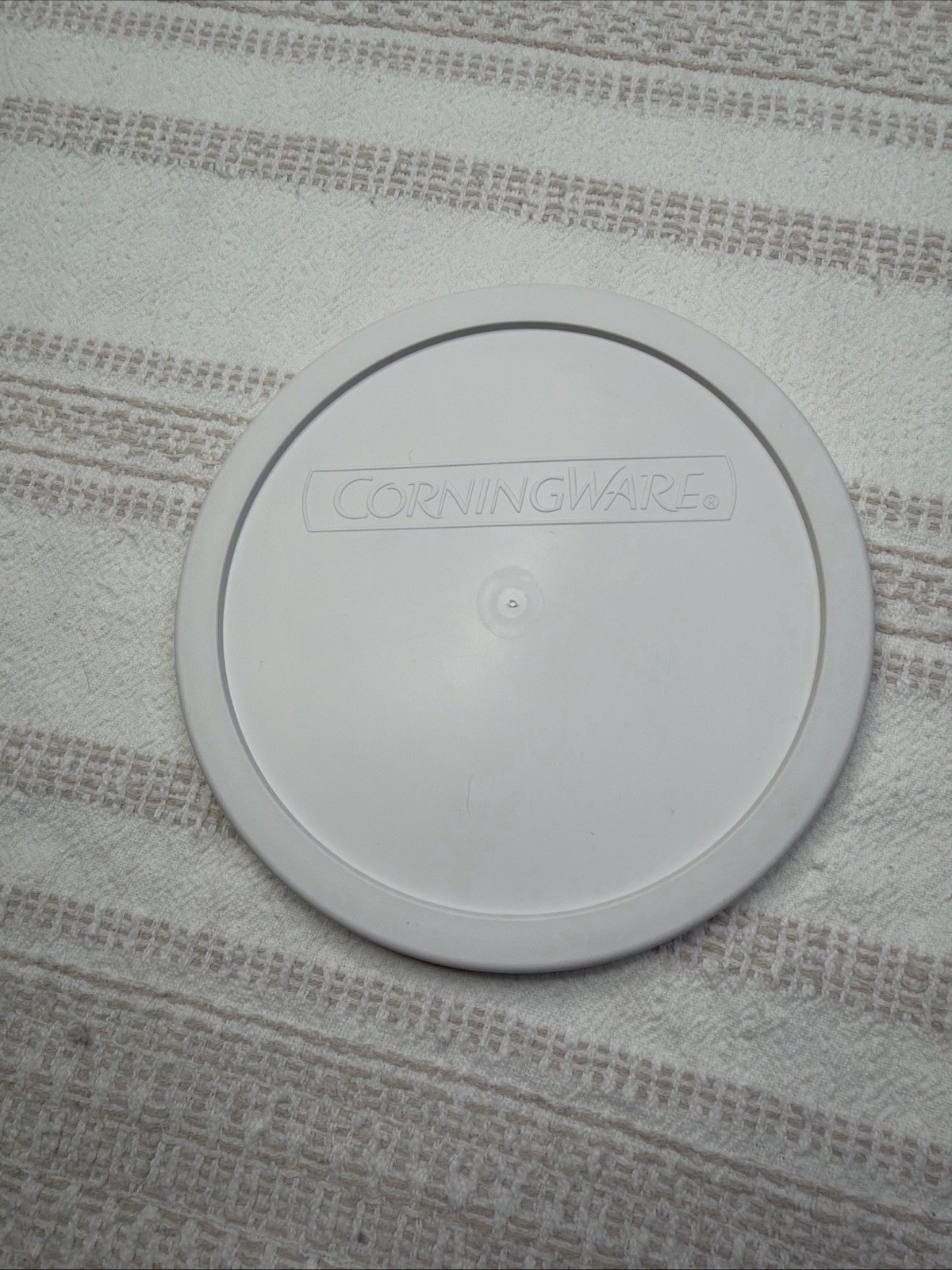 Corning Ware F-5-PC French White Round Plastic Replacement Lid