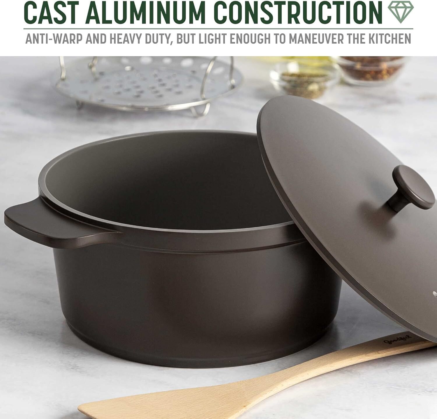All-In-One Pot, Multilayer Nonstick, High Performance Cast Dutch Oven