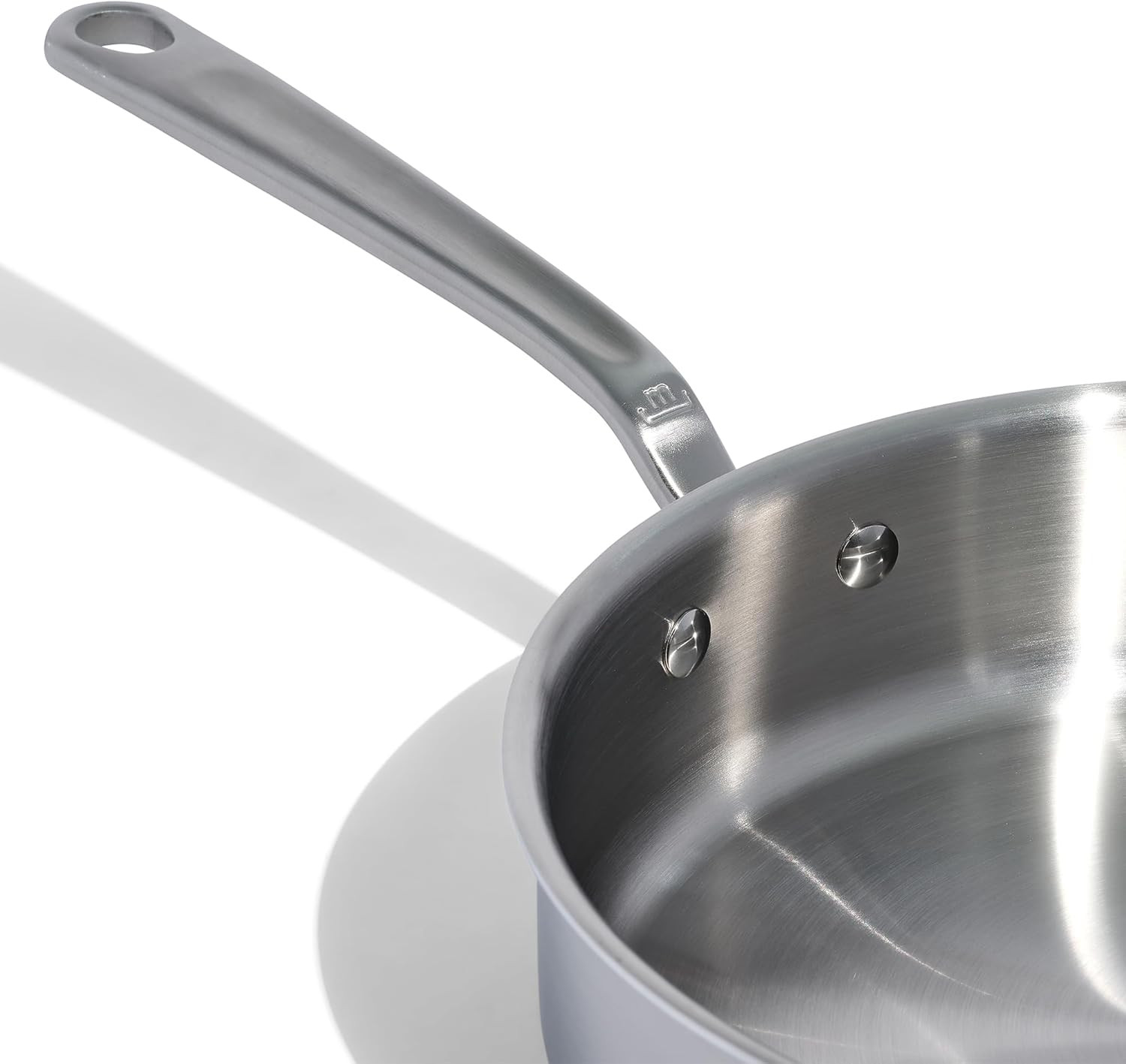 Professional 3.5 Quart Stainless Steel Saute Pan – Induction Ready, Italy Made