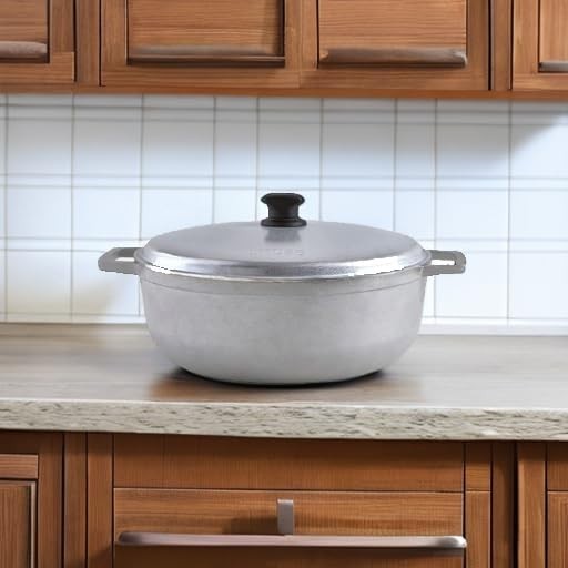 7.5 Quart Traditional Natural Made in Colombia Caldero with Lid for Cooking a…