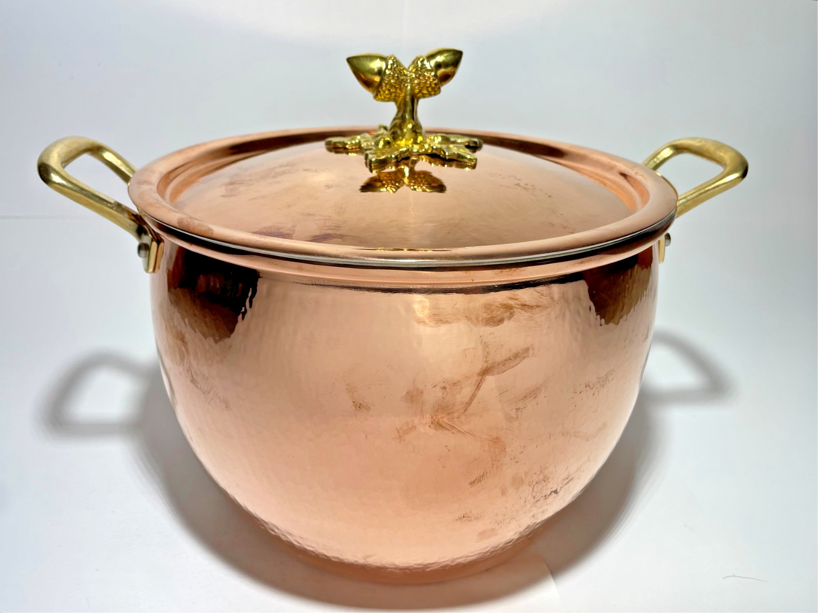 Ruffoni Historia 7.5 Qt ACORN KNOB Stock Pot Italy with Tags